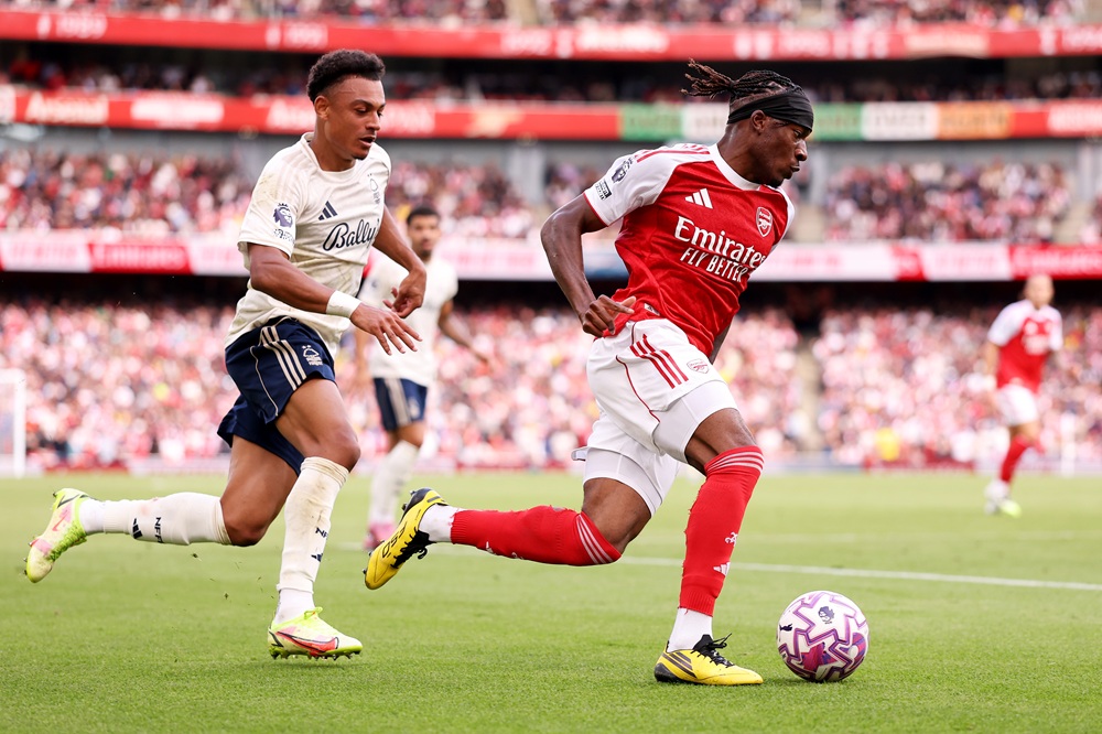 Madueke: Arsenal’s attack is only warming up 4 LONDON, ENGLAND: Noni Madueke of Arsenal in action during the Premier League match between Arsenal and Nottingham Forest at Emirates Stadium on September 13, 2025. (Photo by Jack Thomas/Getty Images)