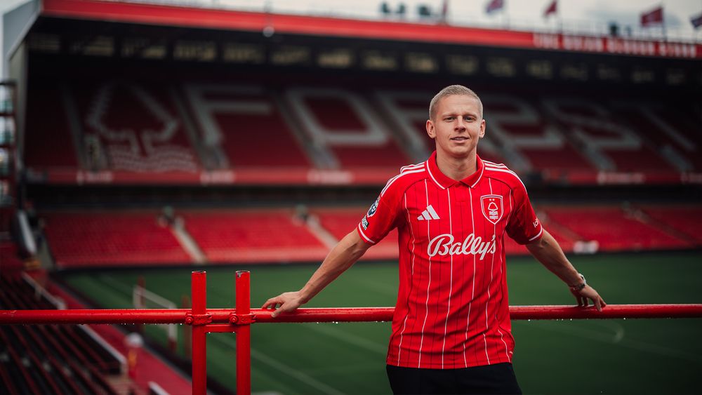 Oleksander Zinchenko via Nottingham Forest