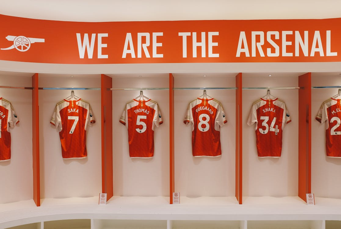 arsenal changing room