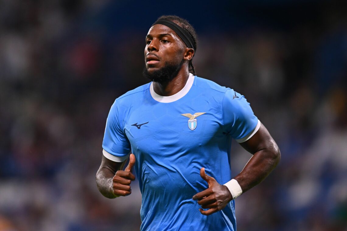 SASSUOLO, ITALY - SEPTEMBER 14: Nuno Tavares of SS Lazio during the Serie A match between US Sassuolo Calcio and SS Lazio at Mapei Stadium Citta de...