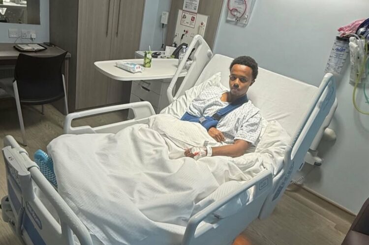 Yabsera Meron after successful surgery (Photo via Meron on Instagram)