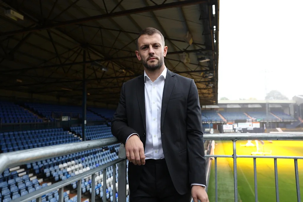 Jack Wilshere with Luton Town (Photo via LutonTown.co.uk)