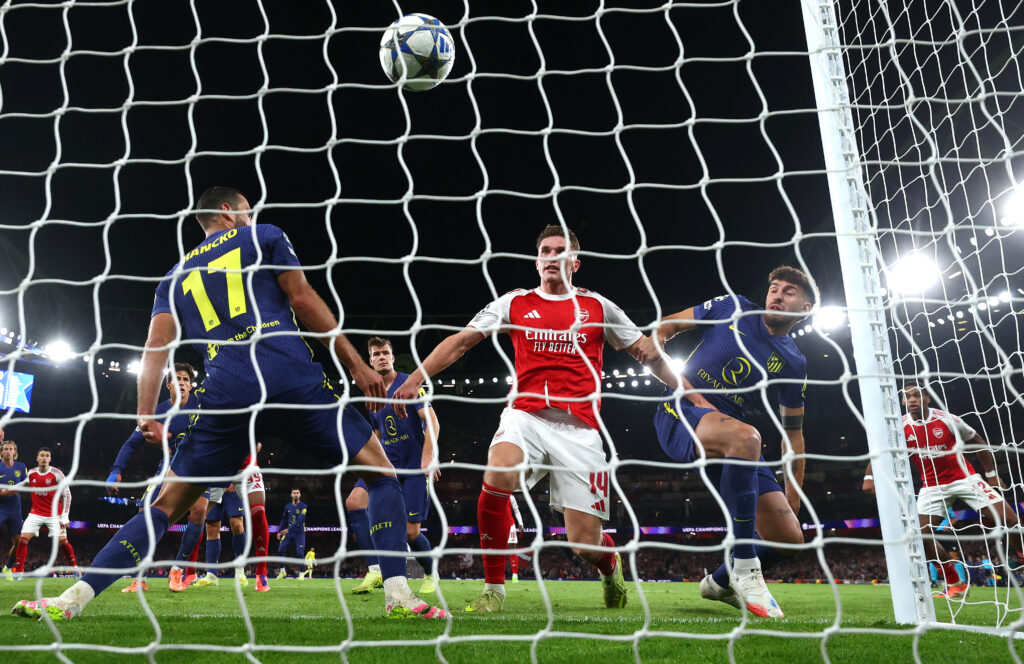 Gyokeres keen to repay Arteta's faith 3 LONDON, ENGLAND - OCTOBER 21: Viktor Gyoekeres of Arsenal scores his team's fourth goal during the UEFA Champions League 2025/26 League Phase MD3 match between Arsenal FC and Atletico de Madrid at Arsenal Stadium on October 21, 2025 in London, England. (Photo by Alex Pantling/Getty Images)