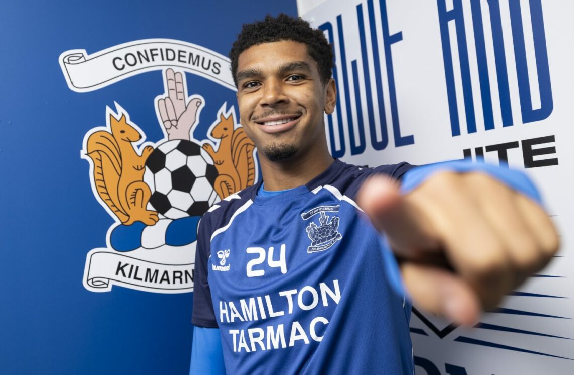 Former Gunner completes transfer after training with Arsenal this week 1 Tyreece John-Jules after signing for Kilmarnock FC (Photo via KilmarnockFC.co.uk)