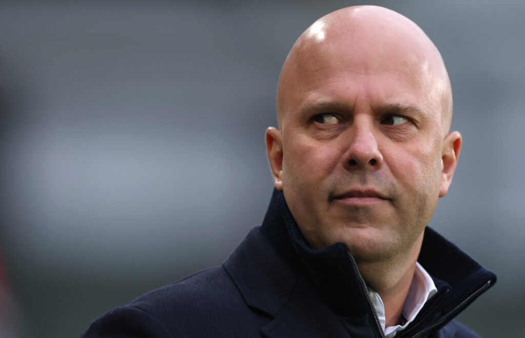 Are pundits creating a new “bottle” narrative for Arsenal? 2 BRENTFORD, ENGLAND - JANUARY 18: Arne Slot, manager of Liverpool, reacts during the Premier League match between Brentford FC and Liverpool FC at Gtech Community Stadium on January 18, 2025 in Brentford, England. (Photo by Ryan Pierse/Getty Images)