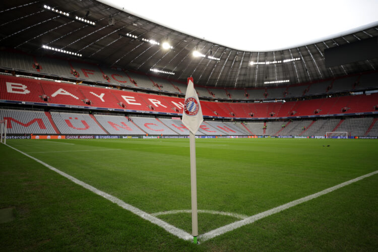 MUNICH, GERMANY - SEPTEMBER 17: General view inside the stadium prior to the UEFA Champions League 2025/26 League Phase MD1 match between FC Bayern...