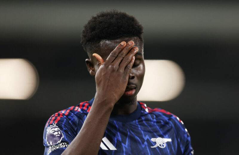 Bukayo Saka admits to disappointing start despite POTM award