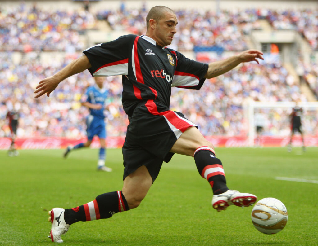 Former Arsenal youngster admits 'biggest regret' was rejecting Gunners deal 4 LONDON, ENGLAND - MAY 23: Omer Riza of Shrewsbury Town in action during the Coca Cola League 2 Playoff Final match between Gillingham and Shrewsbury Town at Wembley Stadium on May 23, 2009 in London, England. (Photo by Bryn Lennon/Getty Images)