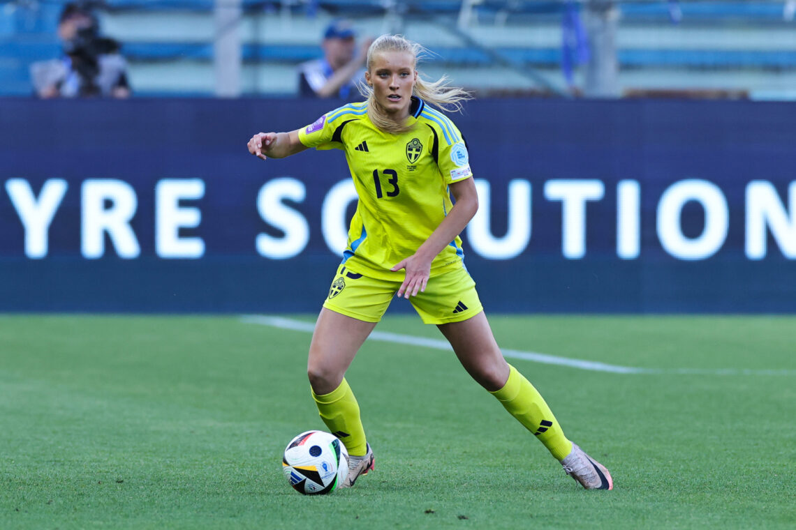 PARMA, ITALY - MAY 30: Smilla Holmberg of Sweden during the UEFA Women's Nations League 2024/25 Grp A4 MD5 match between Italy and Sweden at Stadio...