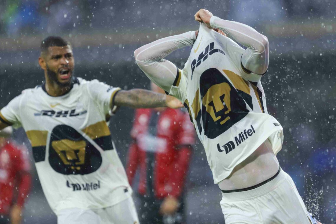 Ex-Gunner offers £15k reward for lost dog 1 MEXICO CITY, MEXICO - AUGUST 31: Aaron Ramsey of Pumas takes off his jersey to celebrate after scoring the team's first goal during the 7th round m...