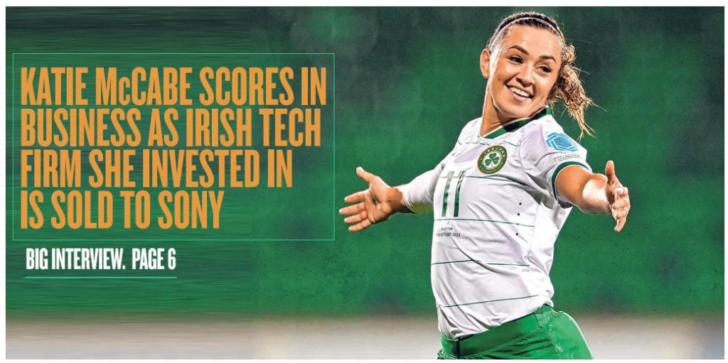 Arsenal star cashes in as Sony buy £20m stats company 3 KATIE McCABE SCORES IN BUSINESS AS IRISH TECH FIRM SHE INVESTED IN IS SOLD TO SONY ● Sports science has come a long way from quarters of oranges at half-time – and Sean O’Connor of StatSports explains its genesis Sunday Independent (Ireland)16 Nov 2025John Burns