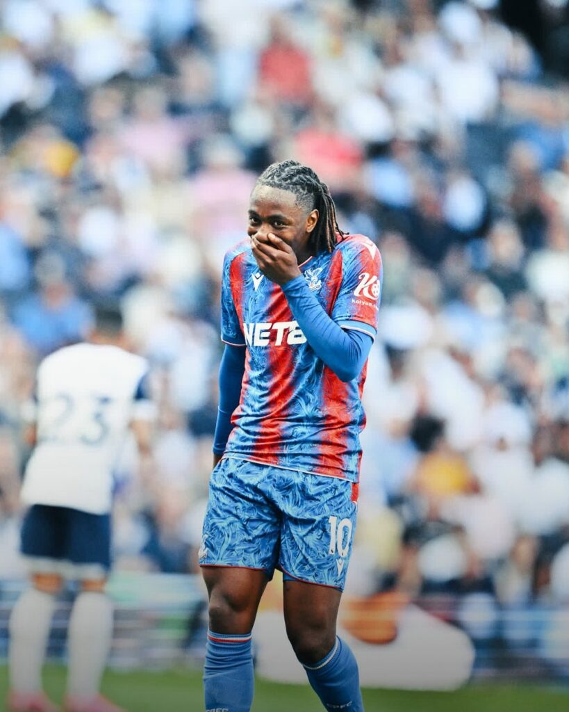 Arsenal fans have theory about Eze's celebration vs Spurs 3 Eberechi Eze after scoring against Tottenham Hotspur (Photo via Eze on Instagram)