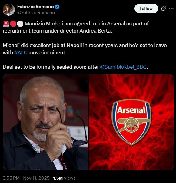 Fabrizio Romano on Twitter