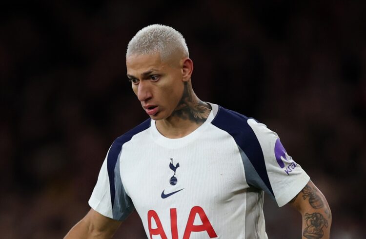 Arsenal's Gabriel takes revenge on Richarlison with social media posts 1 LONDON, ENGLAND: Richarlison of Tottenham Hotspur during the Premier League match between Arsenal and Tottenham Hotspur at Emirates Stadium on Nove...