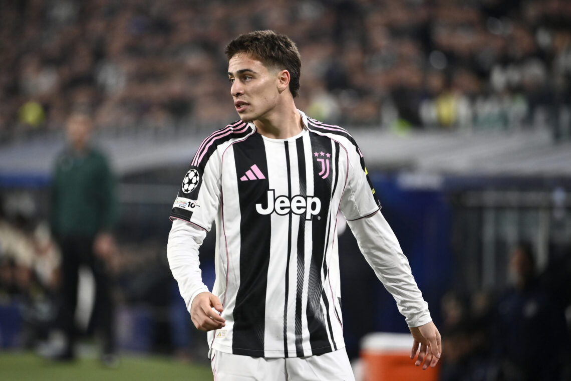 Arsenal's Berta keeping an eye on exciting Juventus winger 1 TURIN, ITALY - NOVEMBER 04: Kenan Yildiz of Juventus looks on during the UEFA Champions League 2025/26 League Phase MD4 match between Juventus and ...