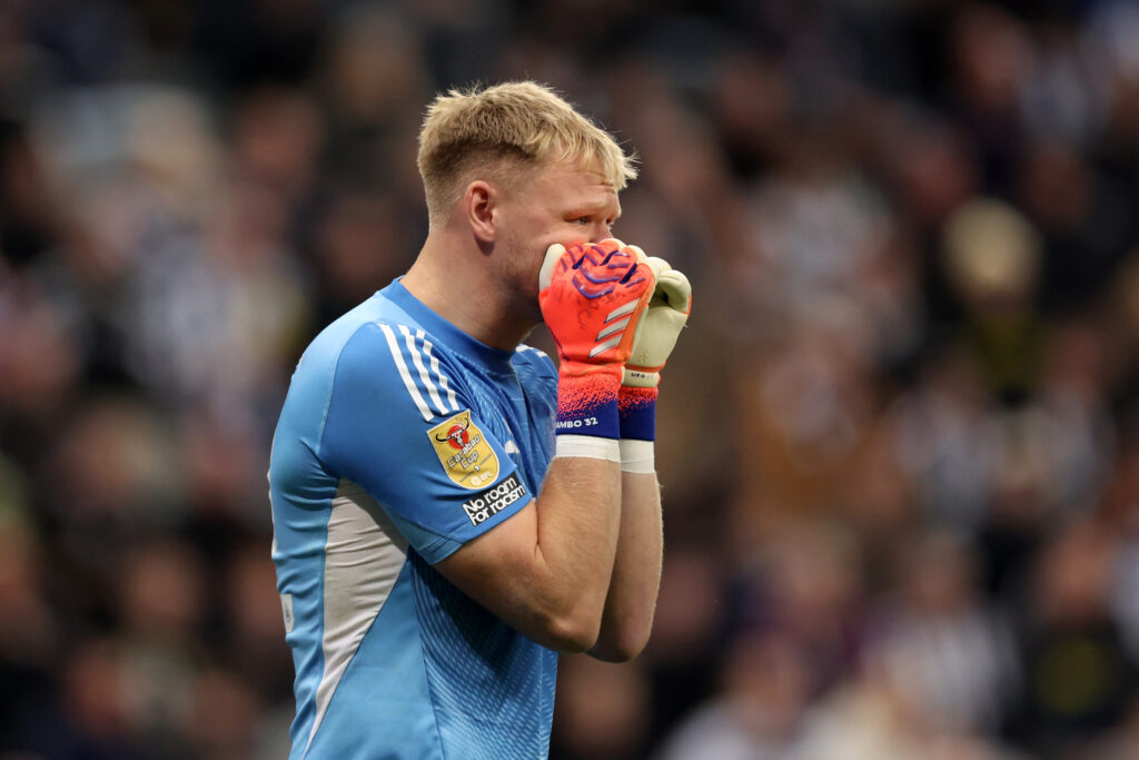 Ex-Gunner keen to make loan permanent despite not playing 2 NEWCASTLE UPON TYNE, ENGLAND - SEPTEMBER 24: Aaron Ramsdale of Newcastle United reacts during the Carabao Cup Third Round match between Newcastle United and Bradford City at St James' Park on September 24, 2025 in Newcastle upon Tyne, England. (Photo by George Wood/Getty Images)