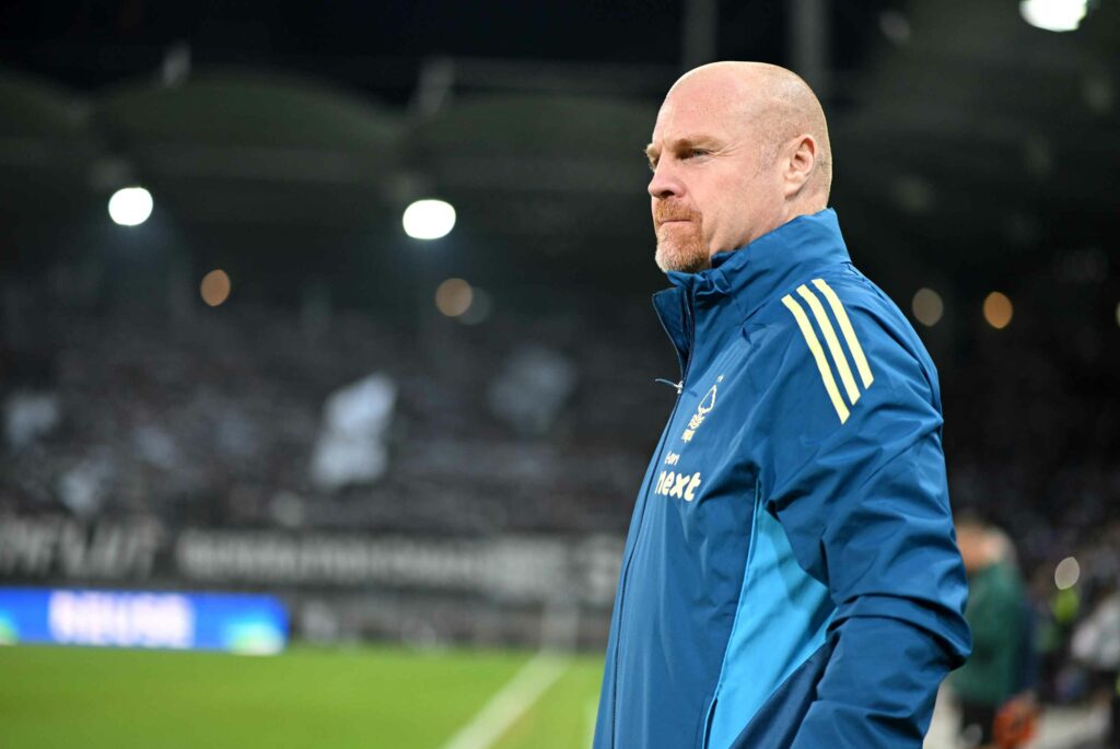 Nottingham Forest confirm Arsenal fixture change 2 KLAGENFURT, AUSTRIA - NOVEMBER 06: Sean Dyche, Manager of Nottingham Forest, looks on prior to the UEFA Europa League 2025/26 League Phase MD4 match between SK Sturm Graz and Nottingham Forest FC at Woerthersee Stadion on November 06, 2025 in Klagenfurt, Austria. (Photo by Jure Makovec/Getty Images)