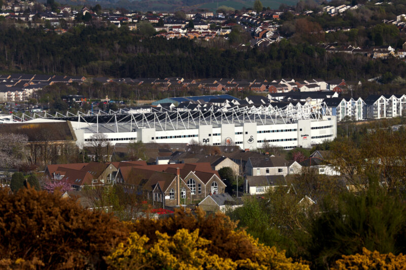 SWANSEA, WALES - APRIL 09: A general view of the stadium before the Sky Bet Championship match between Swansea City AFC and Plymouth Argyle FC at S...