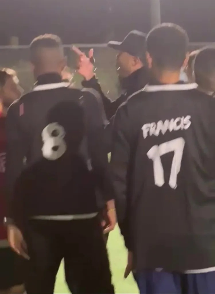 Injured Arsenal player involved in confrontation at six-a-side game 2 Arsenal's Gabriel pictured at a six-a-side game (Photo via TheSun.co.uk)