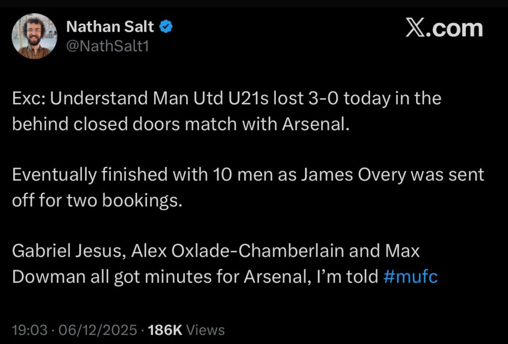 Jesus & former Gunner feature in Arsenal u21 friendly vs Manchester United 4 36ab0621 9f9e 44aa a7bf 3798f7f0adf5