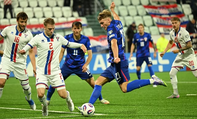 Player's agent confirms truth of Arsenal transfer reports 4 Toni Fruk playing for Croatia (Photo via Fruk on Instagram)