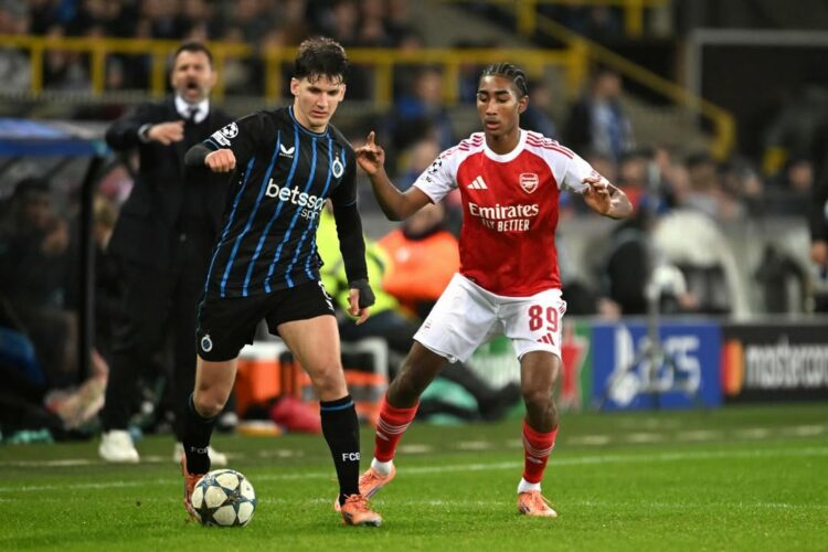 Marli Salmon playing for Arsenal (Photo via Salmon on Instagram)