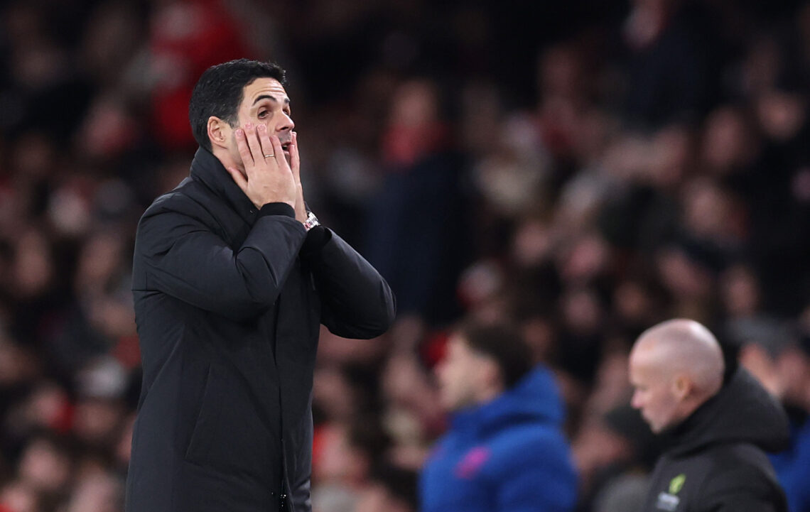 Arsenal ride their luck against Wolves 1 LONDON, ENGLAND - DECEMBER 13: Coach Mikel Arteta of Arsenal reacts during the Premier League match between Arsenal and Wolverhampton Wanderers at ...