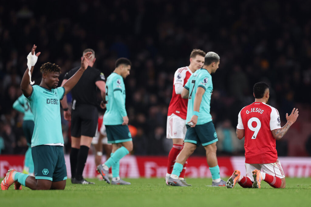 Arsenal squad handed 2 days off after Wolves win 3 arsenal v wolverhampton wanderers premier league 4