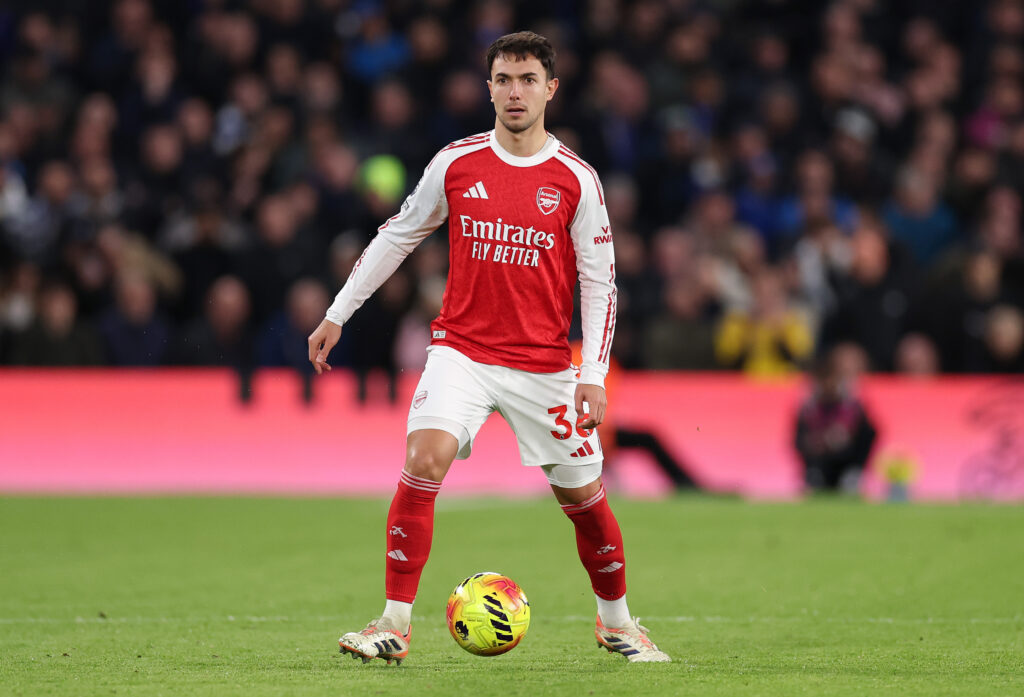 A bridge too far for Arsenal at Chelsea? 4 LONDON, ENGLAND - NOVEMBER 30: Martín Zubimendi of Arsenal controls the ball during the Premier League match between Chelsea and Arsenal at Stamford Bridge on November 30, 2025 in London, England. (Photo by Ryan Pierse/Getty Images)