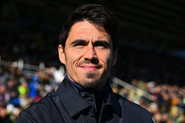 Carlos Cuesta head coach of Parma Calcio during the Serie A match between Parma Calcio 1913 and ACF Fiorentina at Stadio Ennio Tardini on December ...