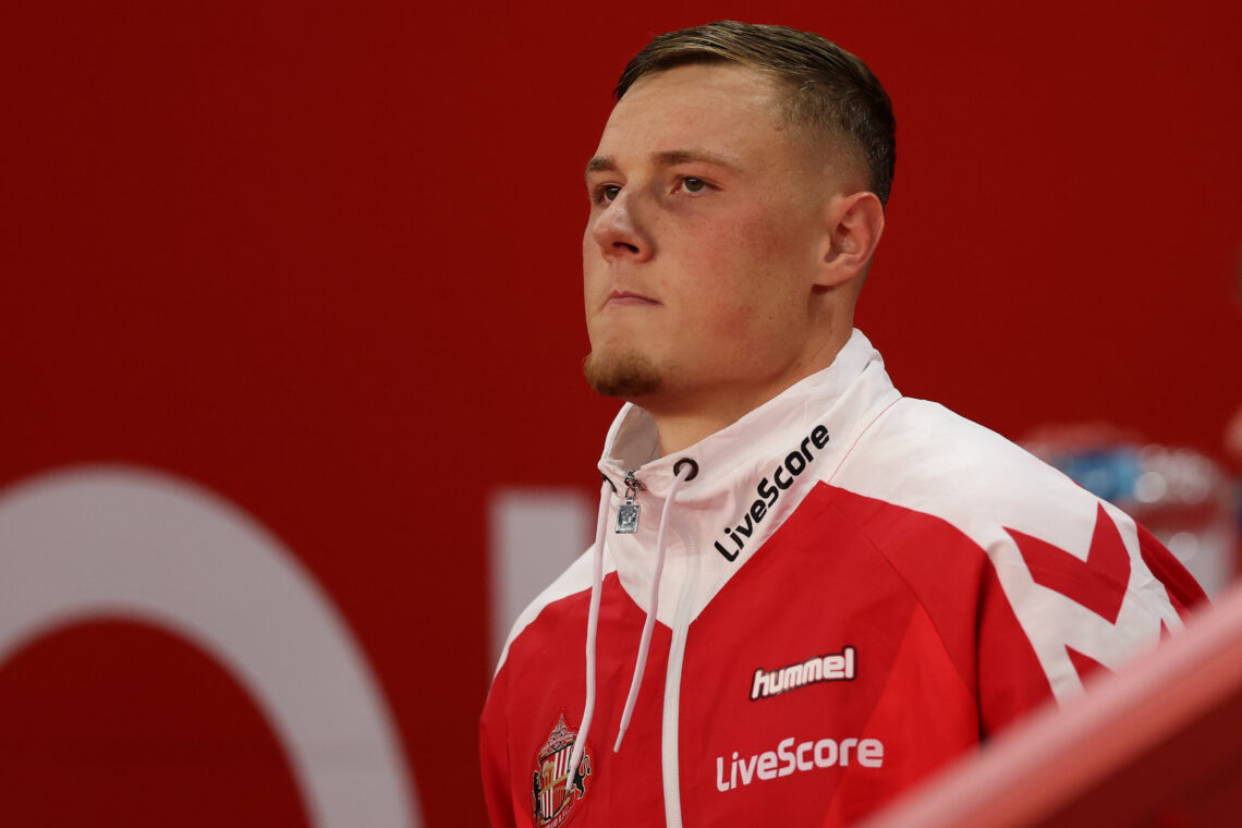 SUNDERLAND, ENGLAND - NOVEMBER 03: Dan Ballard of Sunderland walks through the players tunnel towards the field of play ahead of the Premier League...