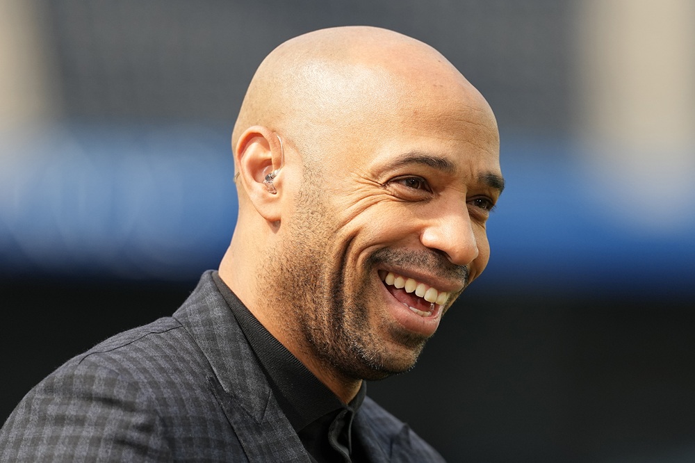Arsenal legend insists no excuse not to win the Premier League 2 INGLEWOOD, CALIFORNIA: Thierry Henry reacts prior to a CONCACAF Nations League semifinal match between the United States and Panama at SoFi Stadium on March 20, 2025. (Photo by Michael Owens/Getty Images)