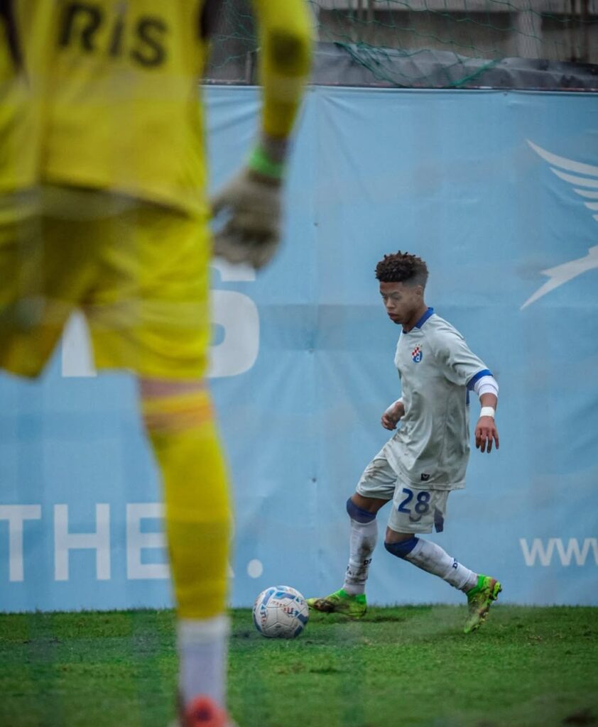 Rafael Belinho playing for GNK Dinamo (Photo via Belinho on Instagram)