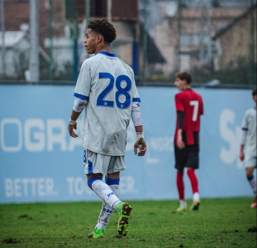 Rafael Belinho playing for GNK Dinamo (Photo via Belinho on Instagram)
