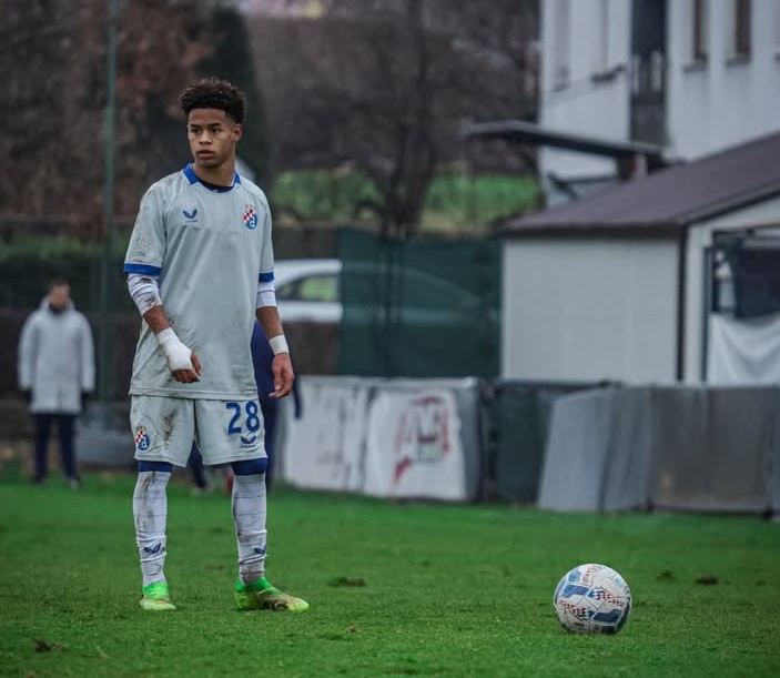 Rafael Belinho playing for GNK Dinamo (Photo via Belinho on Instagram)