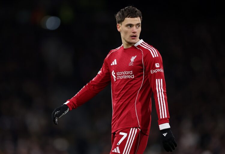 Florian Wirtz of Liverpool during the Premier League match between Fulham and Liverpool at Craven Cottage on January 04, 2026 in London, England. (...