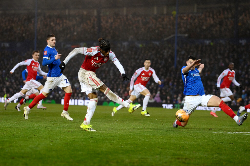 portsmouth v arsenal emirates fa cup third round 4