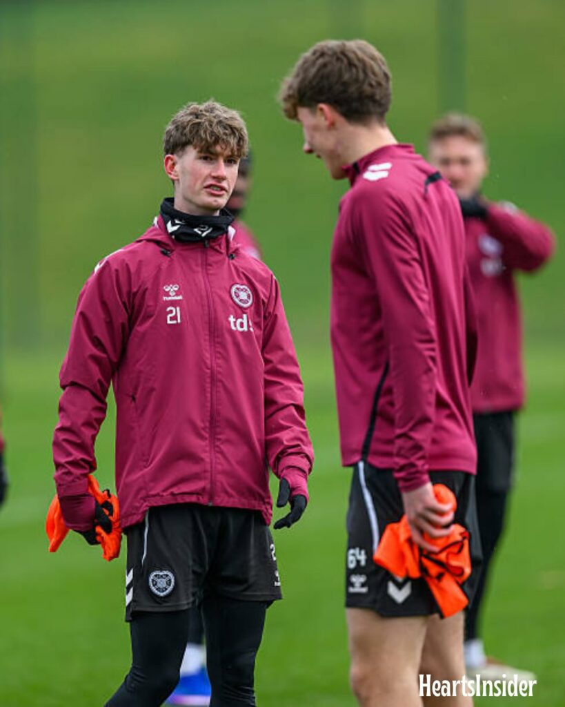 James Wilson with Hearts (Photo via Hearts Insider on Instagram)