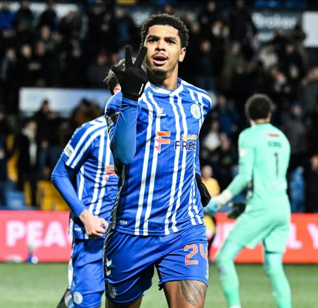 Tyreece John-Jules playing for Kilmarnock (Photo via John-Jules on Instagram)