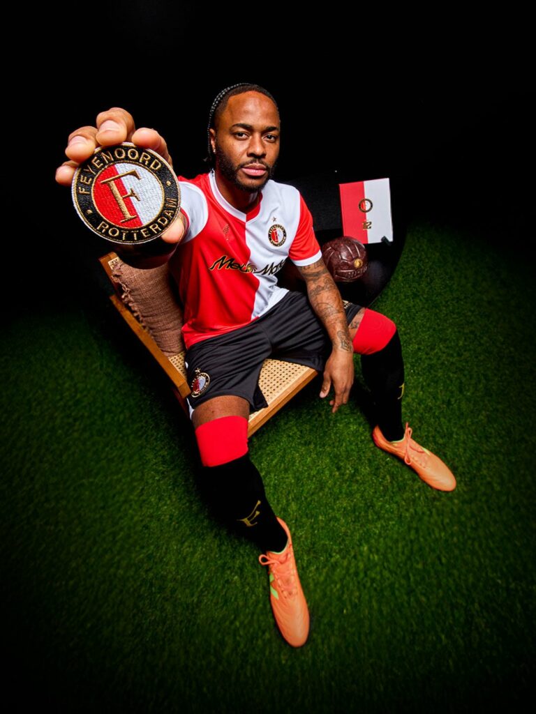 Raheem Sterling with Feyenoord (Photo via Feyenoord)