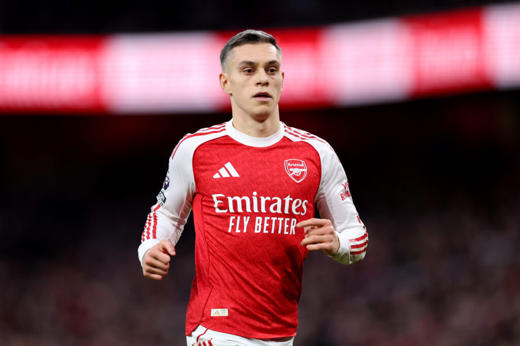 LONDON, ENGLAND - FEBRUARY 07: Leandro Trossard of Arsenal during the Premier League match between Arsenal and Sunderland at Emirates Stadium on February 07, 2026 in London, England. (Photo by Justin Setterfield/Getty Images)