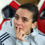 LONDON, ENGLAND - FEBRUARY 01: Renee Slegers, head coach of Arsenal during the FIFA Women's Champions Cup 2026 Final match between Arsenal Women FC and SC Corinthians at Arsenal Stadium on February 01, 2026 in London, England. (Photo by Molly Darlington/Getty Images)
