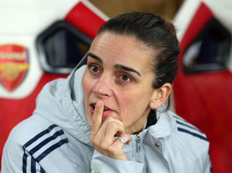 LONDON, ENGLAND - FEBRUARY 01: Renee Slegers, head coach of Arsenal during the FIFA Women's Champions Cup 2026 Final match between Arsenal Women FC...