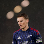 LEEDS, ENGLAND - JANUARY 31: Martin Ødegaard of Arsenal during the Premier League match between Leeds United and Arsenal at Elland Road on January 31, 2026 in Leeds, England. (Photo by Carl Recine/Getty Images)