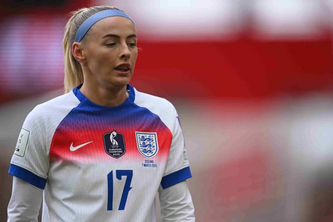 Chloe Kelly of England during the 2027 FIFA Women's World Cup Qualifier between England and Iceland at City Ground on March 07, 2026 in Nottingham,...
