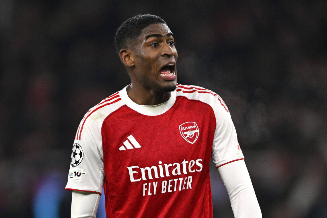 Arsenal star gets 'key' 1st Spain call-up 1 LONDON, ENGLAND - JANUARY 28: Cristhian Mosquera of Arsenal shouts during the UEFA Champions League 2025/26 League Phase MD8 match between Arsenal ...
