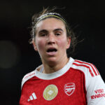 LONDON, ENGLAND - MARCH 24: Mariona Caldentey of Arsenal during the UEFA Women's Champions League 2025/26 Quarter-finals First Leg match between Arsenal and Chelsea at Arsenal Stadium on March 24, 2026 in London, England. (Photo by Justin Setterfield/Getty Images)