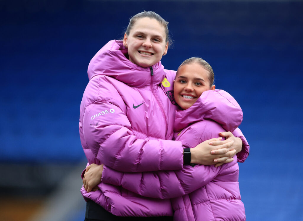 Will Arsenal women's loan players be Gunners next season? 7 SHREWSBURY, ENGLAND - MARCH 06: Isobel Goodwin and Jessie Gale of England pose for a photo prior to the U23 Women's International match between England and Netherlands at Croud Meadow on March 06, 2026 in Shrewsbury, England. (Photo by Jess Hornby/Getty Images)