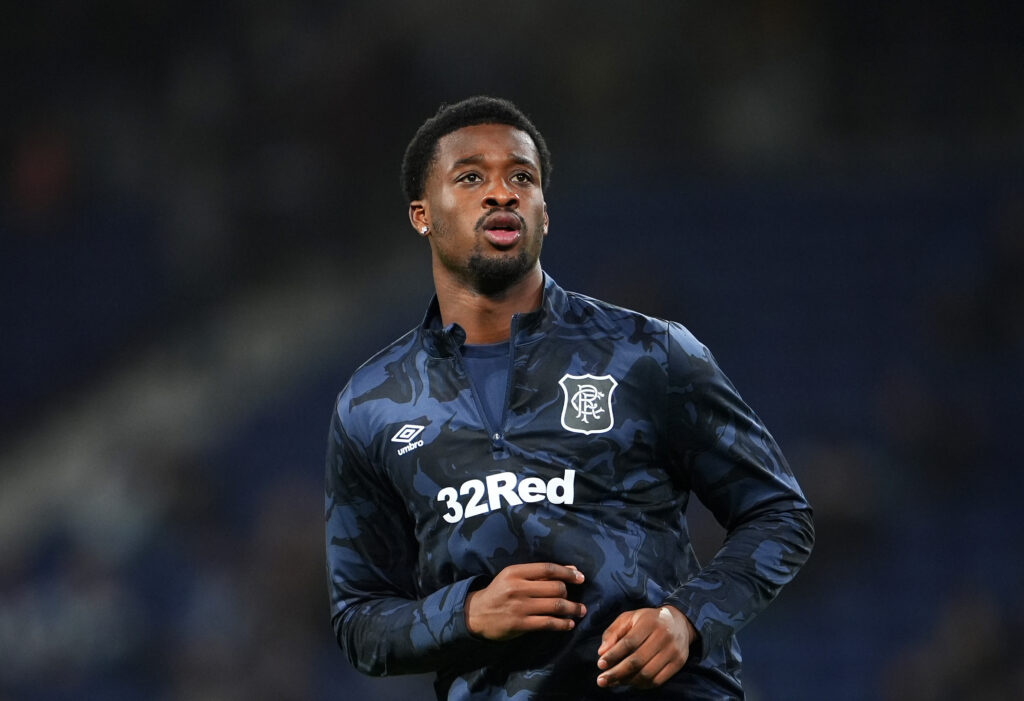 PORTO, PORTUGAL - JANUARY 29: Emmanuel Fernandez of Rangers looks on during warm ups prior to the UEFA Europa League 2025/26 League Phase MD8 match between FC Porto and Rangers FC at Estadio do Dragao on January 29, 2026 in Porto, Portugal. (Photo by Jose Manuel Alvarez Rey/Getty Images)