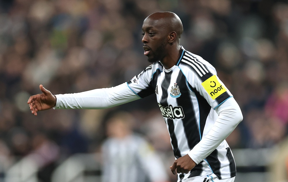 Yoane Wissa of Newcastle United in action during the UEFA Champions League 2025/26 League Knockout Play-off Second Leg match between Newcastle United FC and Qarabag FK at St James' Park on February 24, 2026 in Newcastle upon Tyne, England. (Photo by Stu Forster/Getty Images)